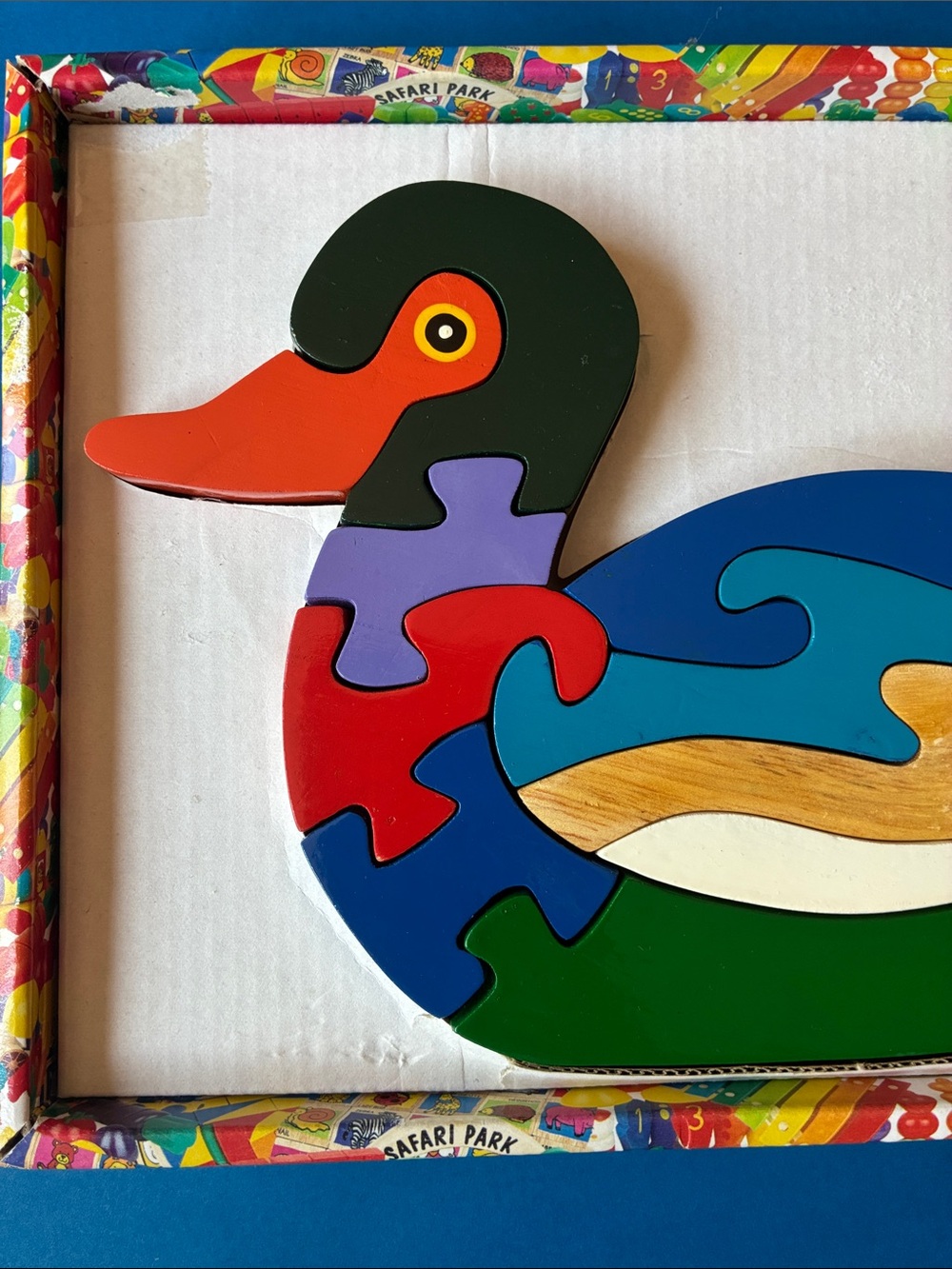 Adica Pongi Inc - VTG. DUCK NOVELTY PUZZLE (13 pieces) - Picture 4 of 7